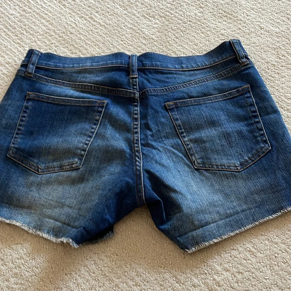 J Crew indigo denim shorts